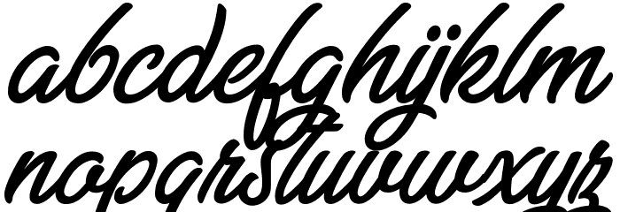 Zabritzkyes Personal Use Font LOWERCASE
