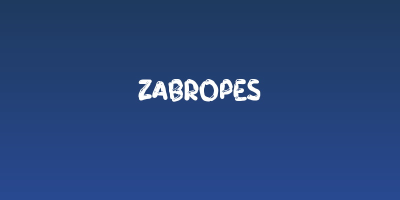 Zabropes Social Header