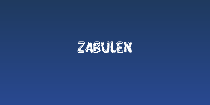 Zabulen Social Header