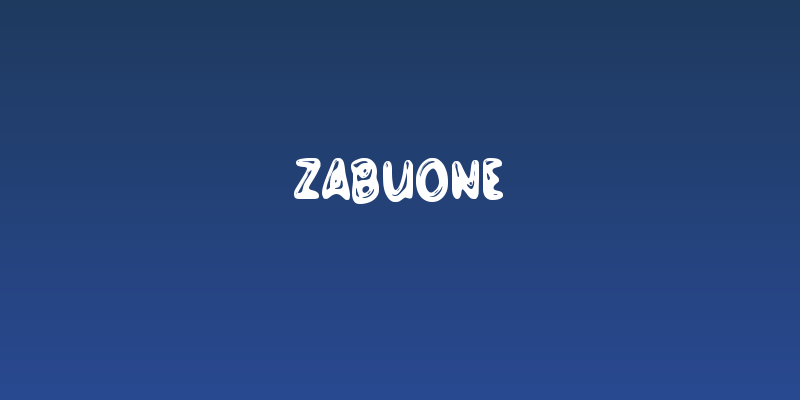 Zabuone Social Header