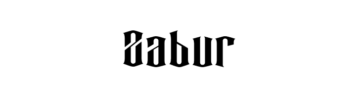 Zabur  Frei Schriftart Herunterladen