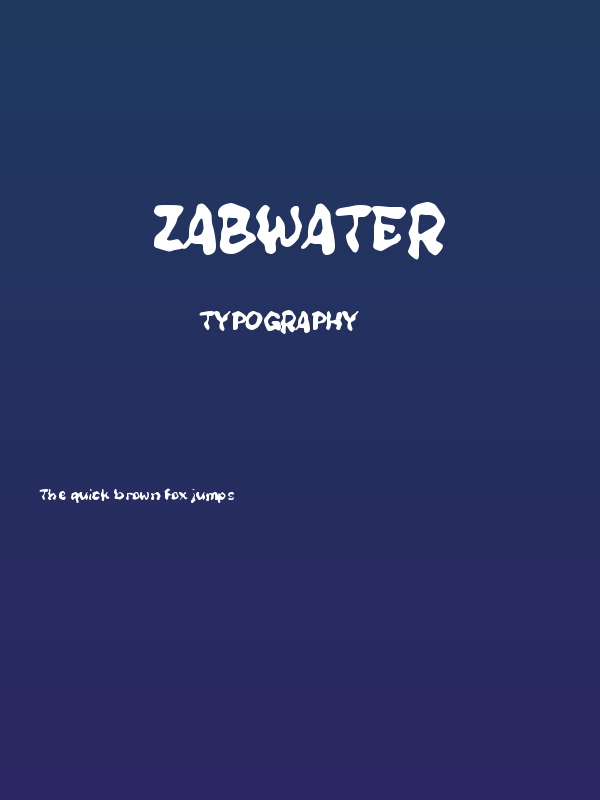 Zabwater Poster