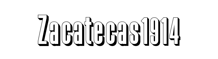 Zacatecas1914 Font