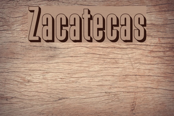 Zacatecas Font examples