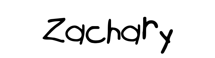 Zachary  Free Fonts Download