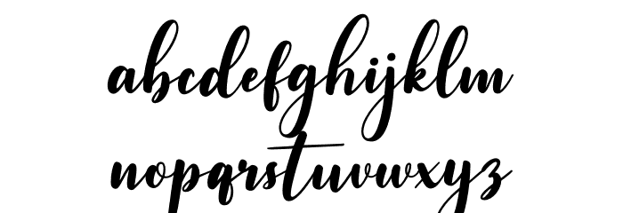 Zachary Font LOWERCASE
