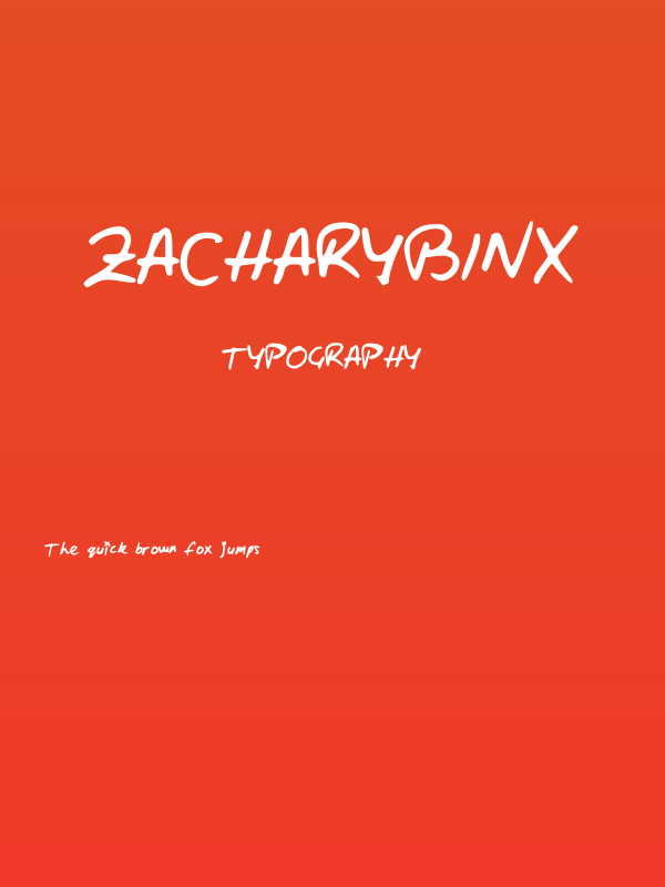 ZacharyBinx Poster