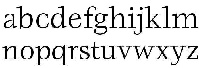 Zachery-Book フォント 小文字