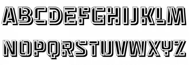 Zacke Regular Font Litere mari