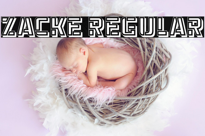 Zacke Regular Example 1