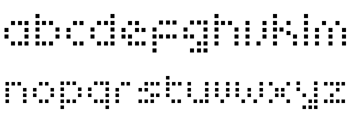 Zado Bold Font Litere mici