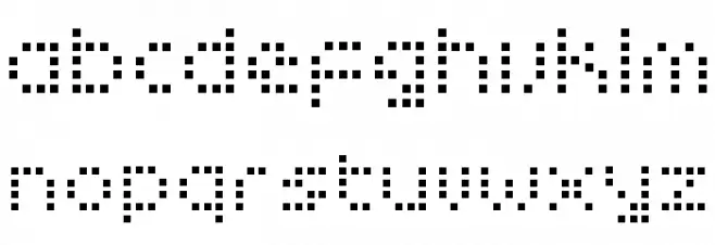 Zado Bold Font Litere mici