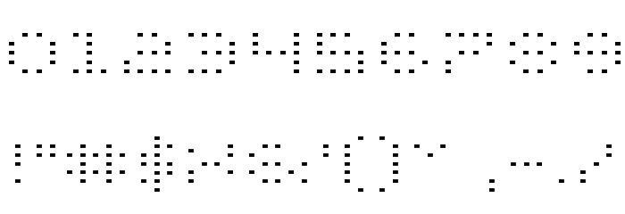 Zado Expanded フォント その他の文字
