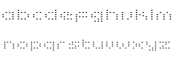 Zado Expanded フォント 小文字