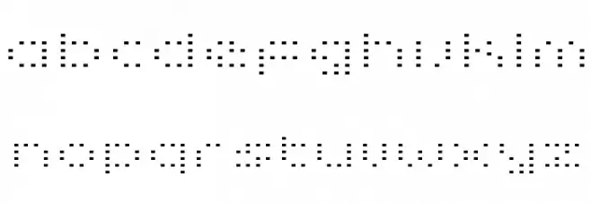 Zado Expanded フォント 小文字