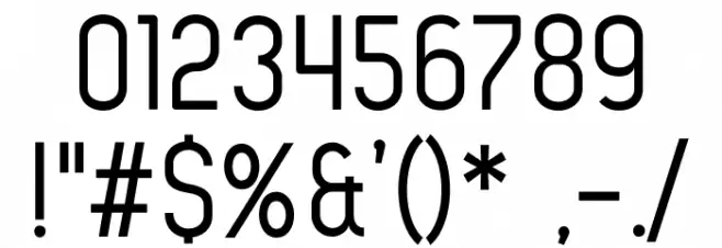 Zag Regular Font OTHER CHARS