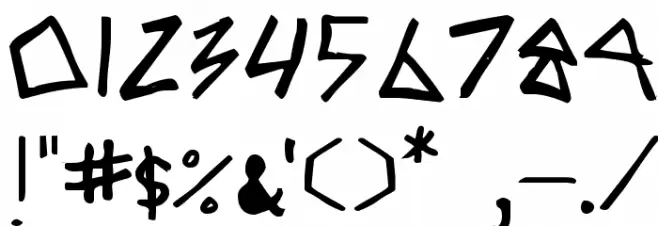 Zag Font OTHER CHARS