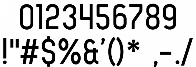 ZagBold Font OTHER CHARS