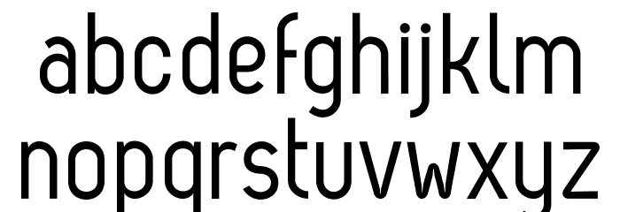 ZagRegular Font LOWERCASE