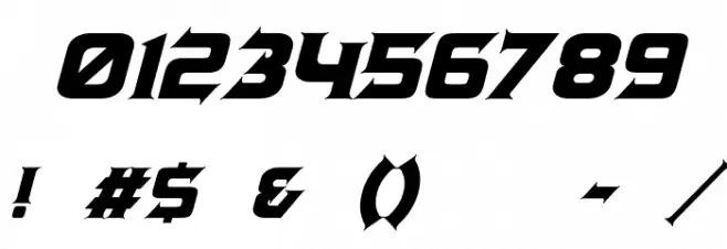 ZaggaPersonalUse-Regular Font OTHER CHARS