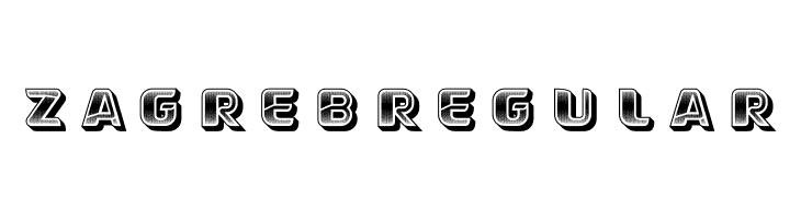 Zagreb Regular  font caratteri gratis