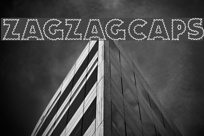 ZagzagCaps Font examples