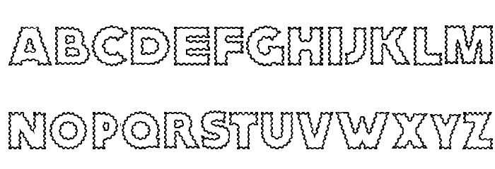 ZagzagCaps Font LOWERCASE