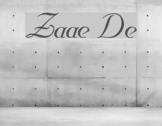 Zahariel Demo Font examples