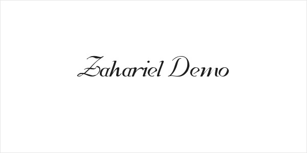 Zahariel Demo Logo