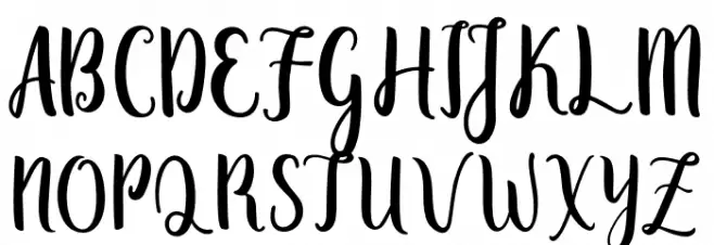 Zaheera - Demo Regular Font Litere mari