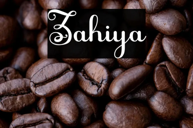 Zahiya Example 3