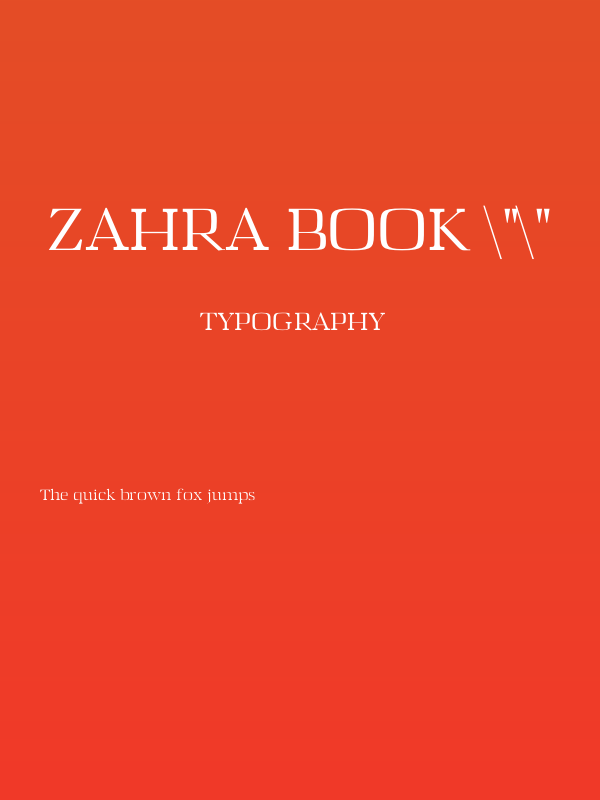 Zahra Book "" Poster