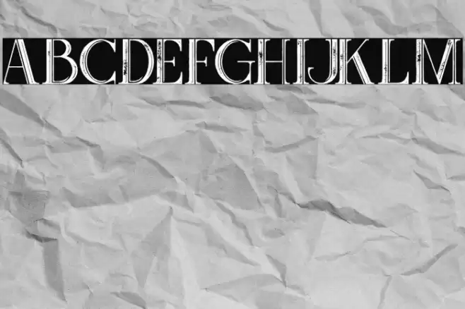 Zahra Inline Grunge Font examples