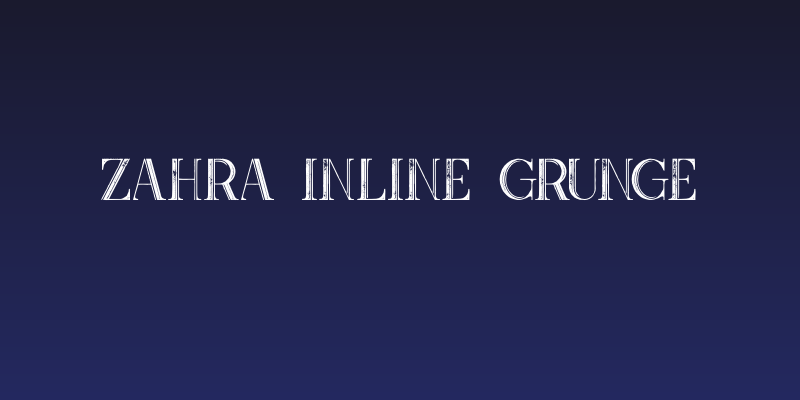 Zahra Inline Grunge Social Header