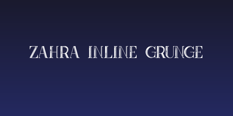 Zahra Inline Grunge Social Header