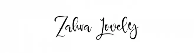 Zahra Lovely  Fuentes Gratis Descargar