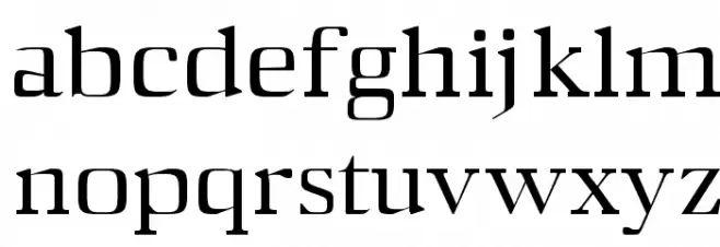 Zahra Regular Font LOWERCASE