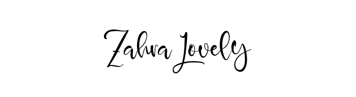 ZahraLovely  Free Fonts Download