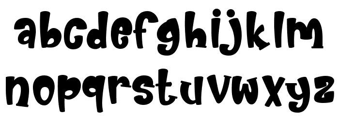 Zahra Font LOWERCASE