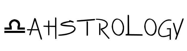 Zahstrology Font