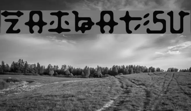 Zaibatsu Font examples