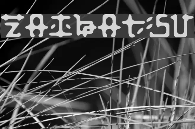 Zaibatsu Font examples