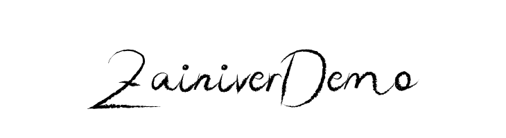 Zainiver Demo  フリーフォントのダウンロード