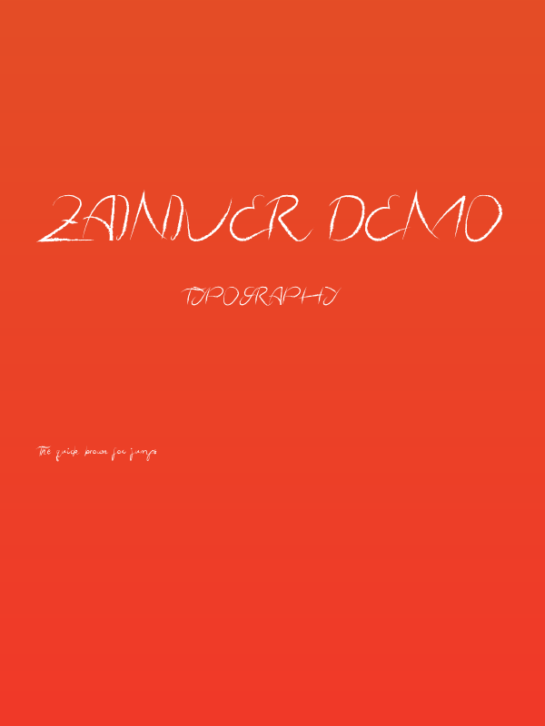 Zainiver Demo Poster