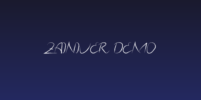 Zainiver Demo Social Header