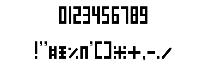 Zairo Font OTHER CHARS
