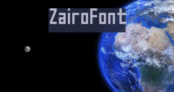 Zairo Font examples