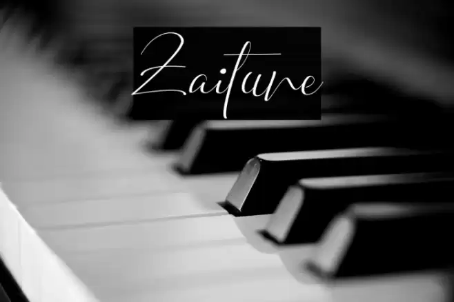 Zaitune Font examples