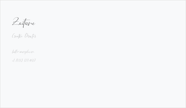 Zaitune Business Card