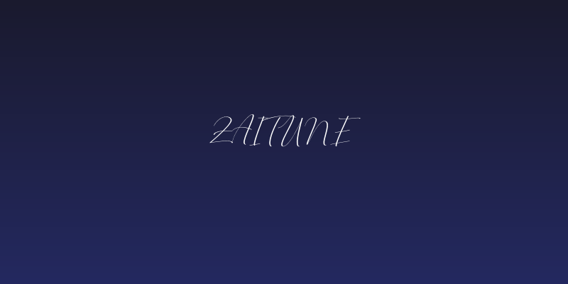 Zaitune Social Header